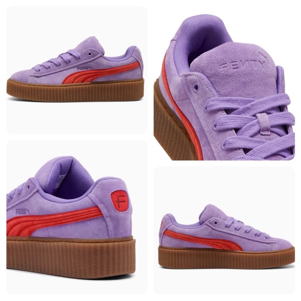 Puma Creeper Phatty Rihanna Fenty Lavender Alert Sneakers - Picture 3 of 14